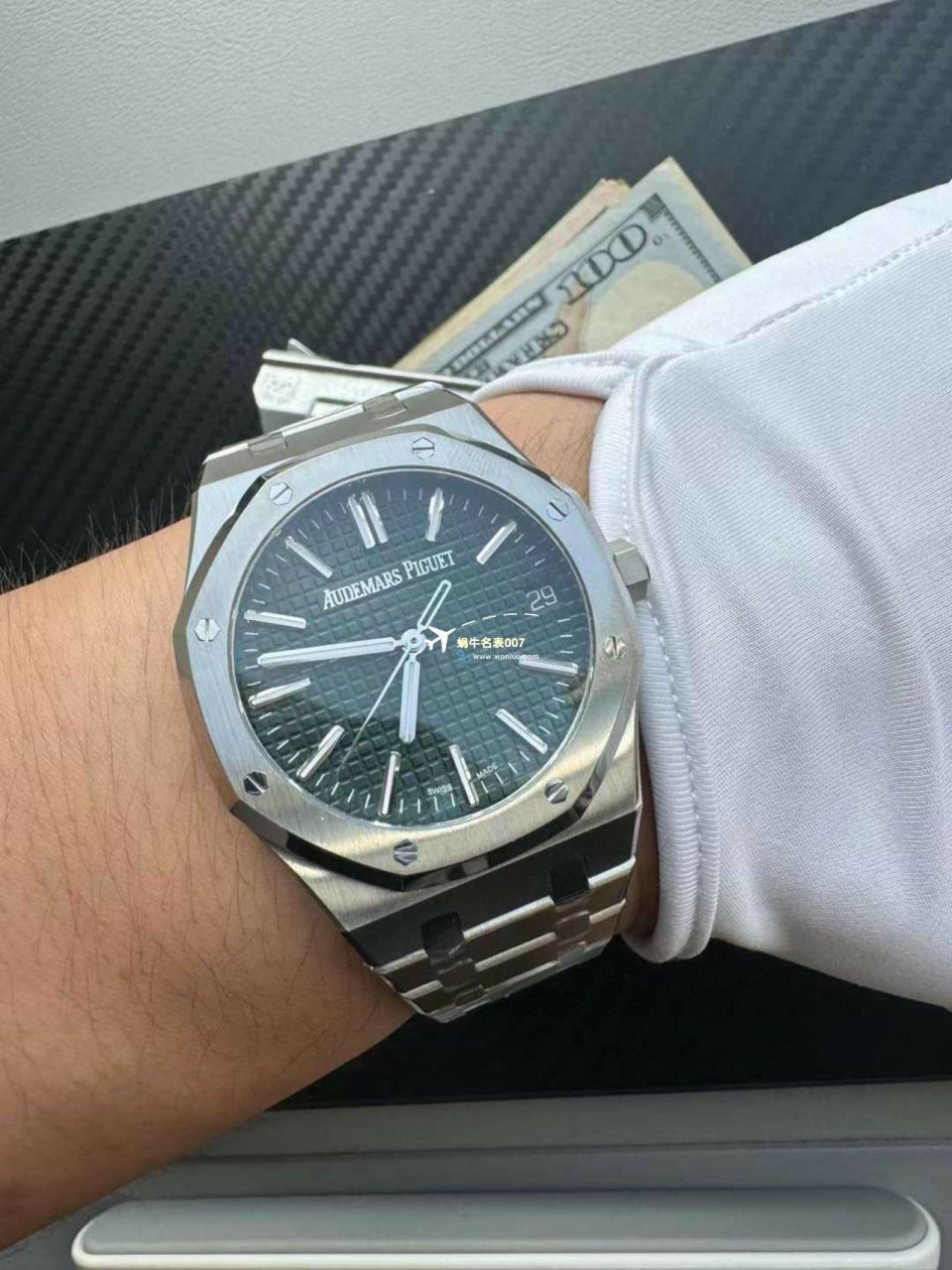 【 Video analysis 】APS Factory Audemars Piguet 皇家橡树50周年纪念15510ST.OO.1320ST.09，15510ST.OO.1320ST.08一比一复刻高仿手表 / AP270