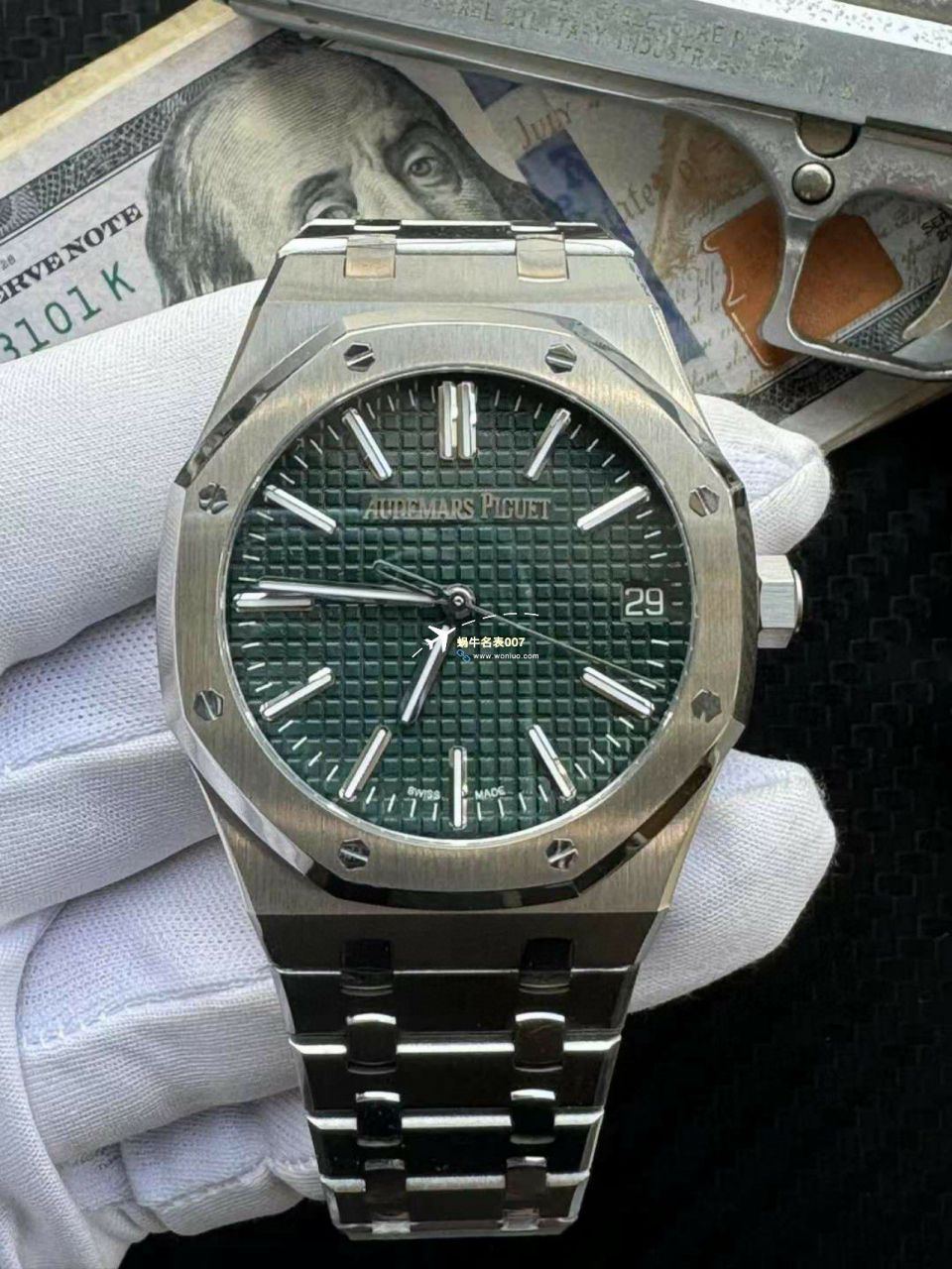 【 Video analysis 】APS Factory Audemars Piguet 皇家橡树50周年纪念15510ST.OO.1320ST.09，15510ST.OO.1320ST.08一比一复刻高仿手表 / AP270