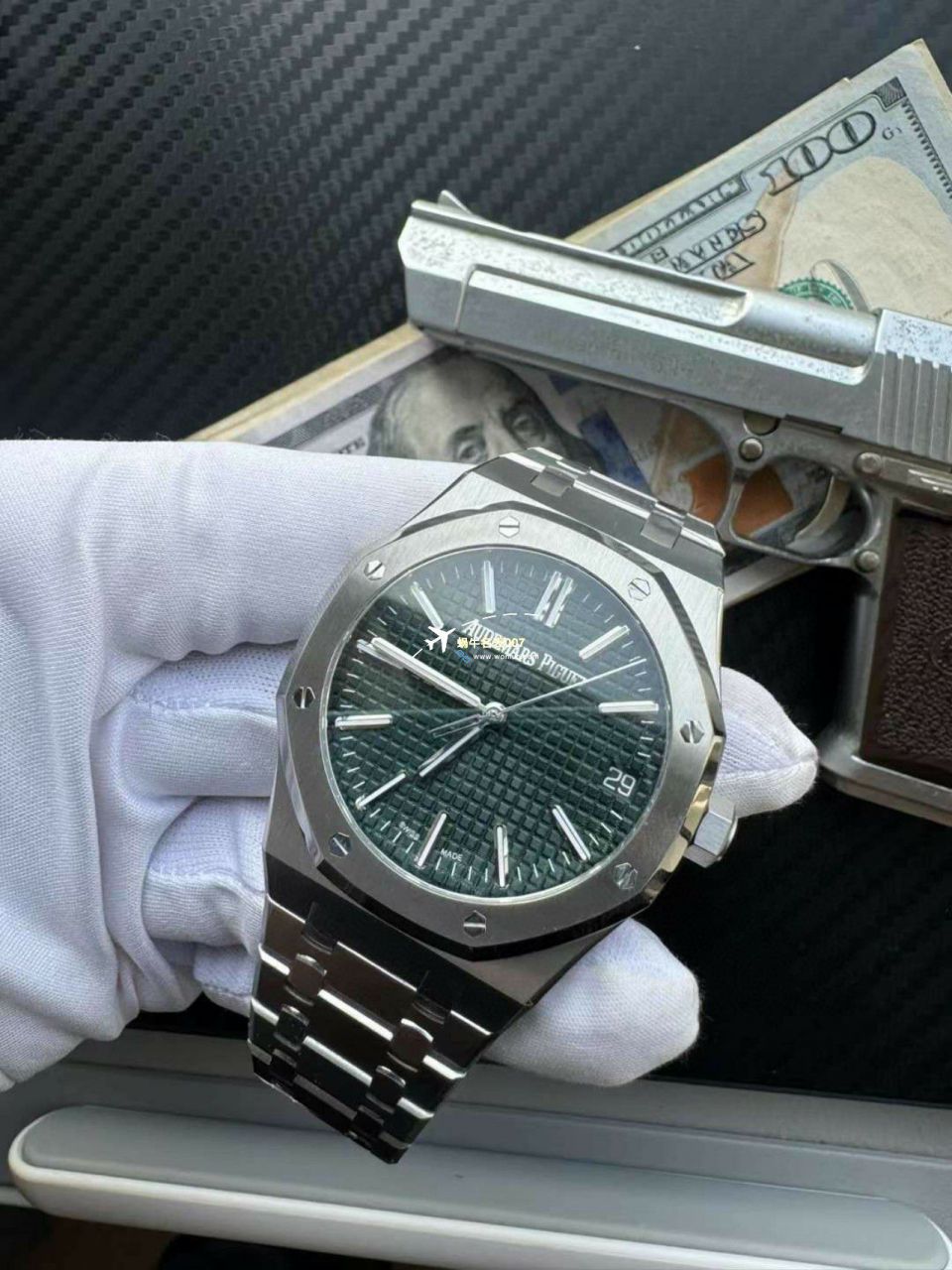 【 Video analysis 】APS Factory Audemars Piguet 皇家橡树50周年纪念15510ST.OO.1320ST.09，15510ST.OO.1320ST.08一比一复刻高仿手表 / AP270