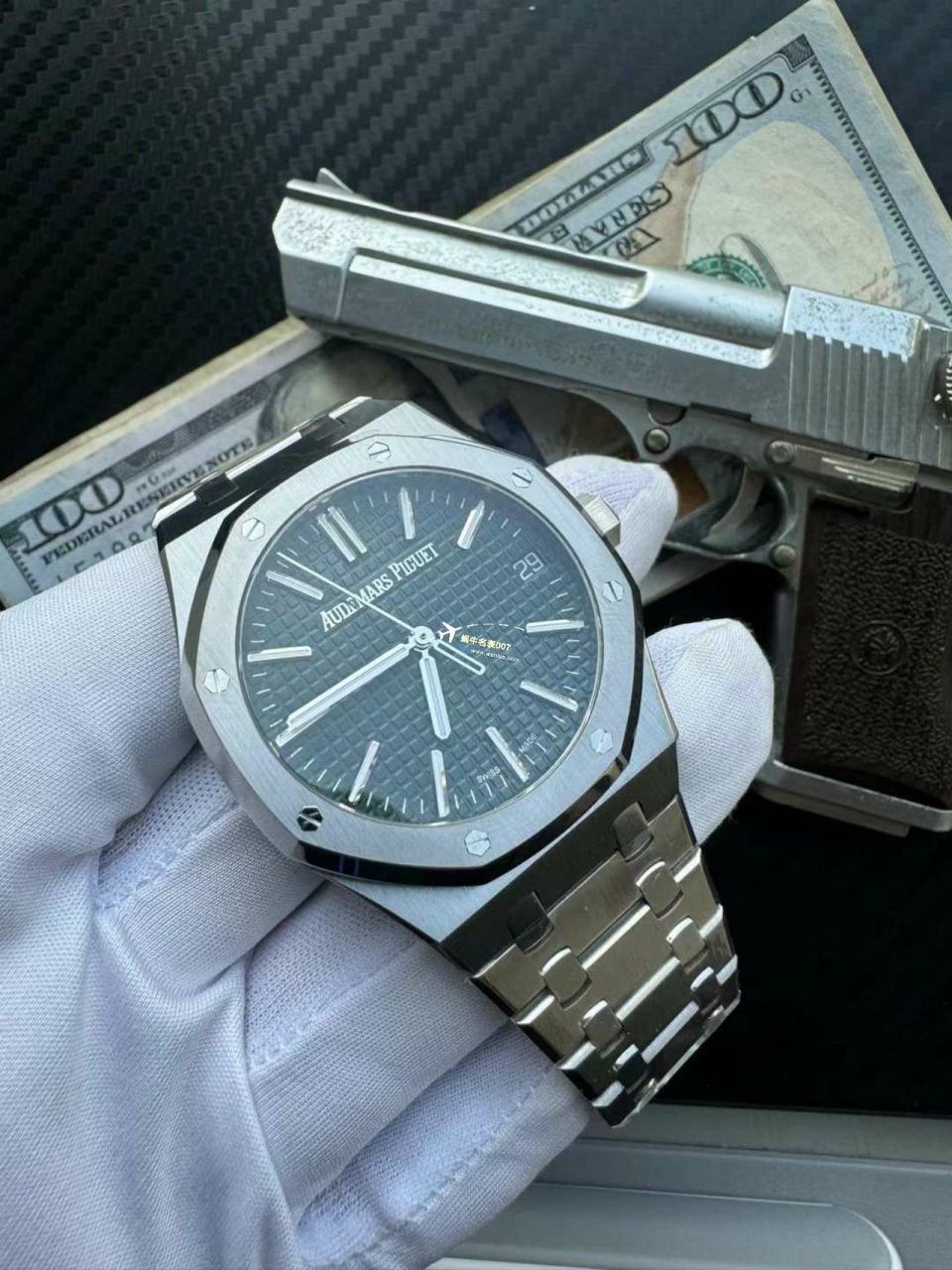 【 Video analysis 】APS Factory Audemars Piguet 皇家橡树50周年纪念15510ST.OO.1320ST.09，15510ST.OO.1320ST.08一比一复刻高仿手表 / AP270