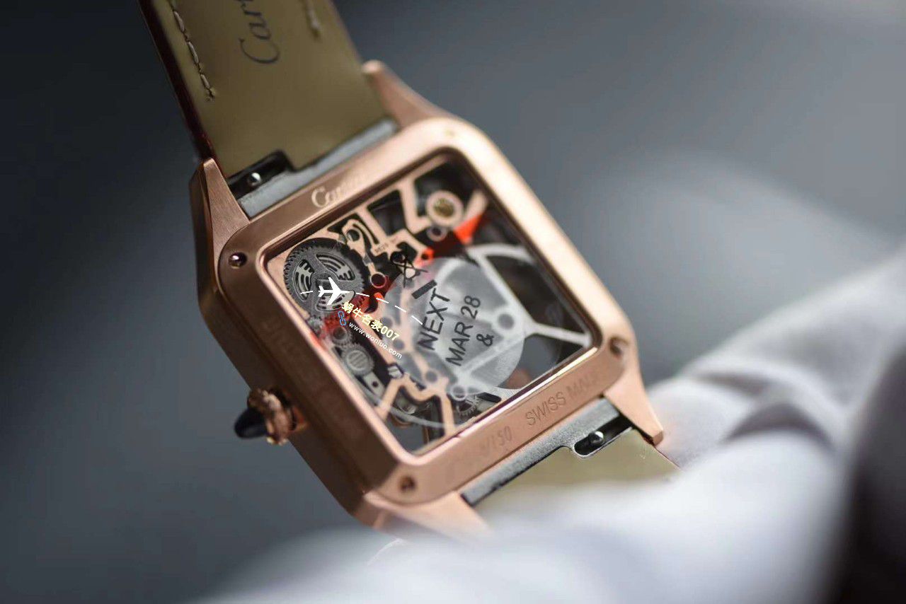 【 Video analysis 】TW Cartier  女装 Santos 镂空系列高仿WHSA0032，WHSA0030石英 wrist watch  / K338