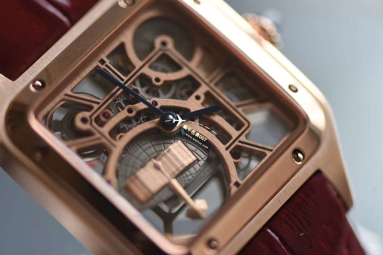 【 Video analysis 】TW Cartier  女装 Santos 镂空系列高仿WHSA0032，WHSA0030石英 wrist watch  / K338