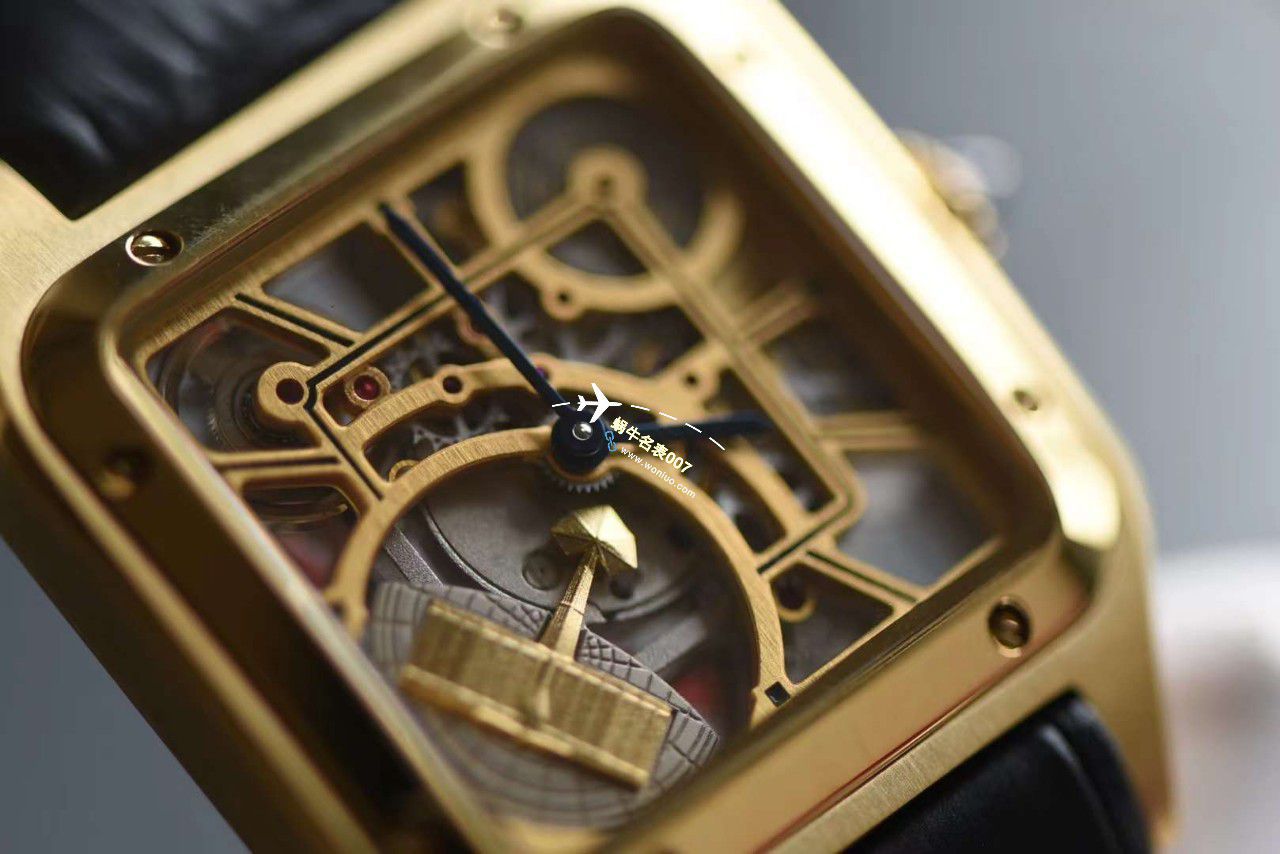 【 Video analysis 】TW Cartier  女装 Santos 镂空系列高仿WHSA0032，WHSA0030石英 wrist watch  / K338