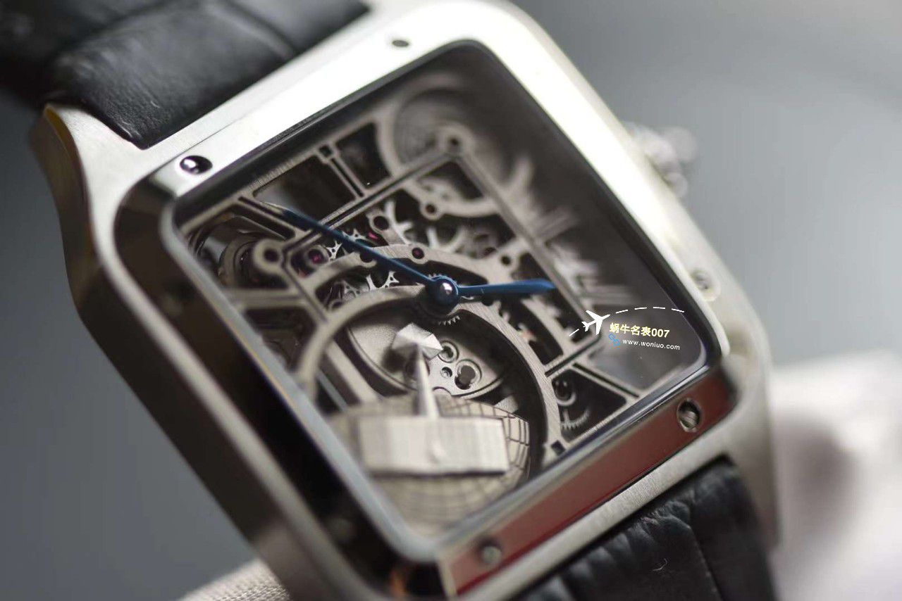 【 Video analysis 】TW Cartier  女装 Santos 镂空系列高仿WHSA0032，WHSA0030石英 wrist watch  / K338