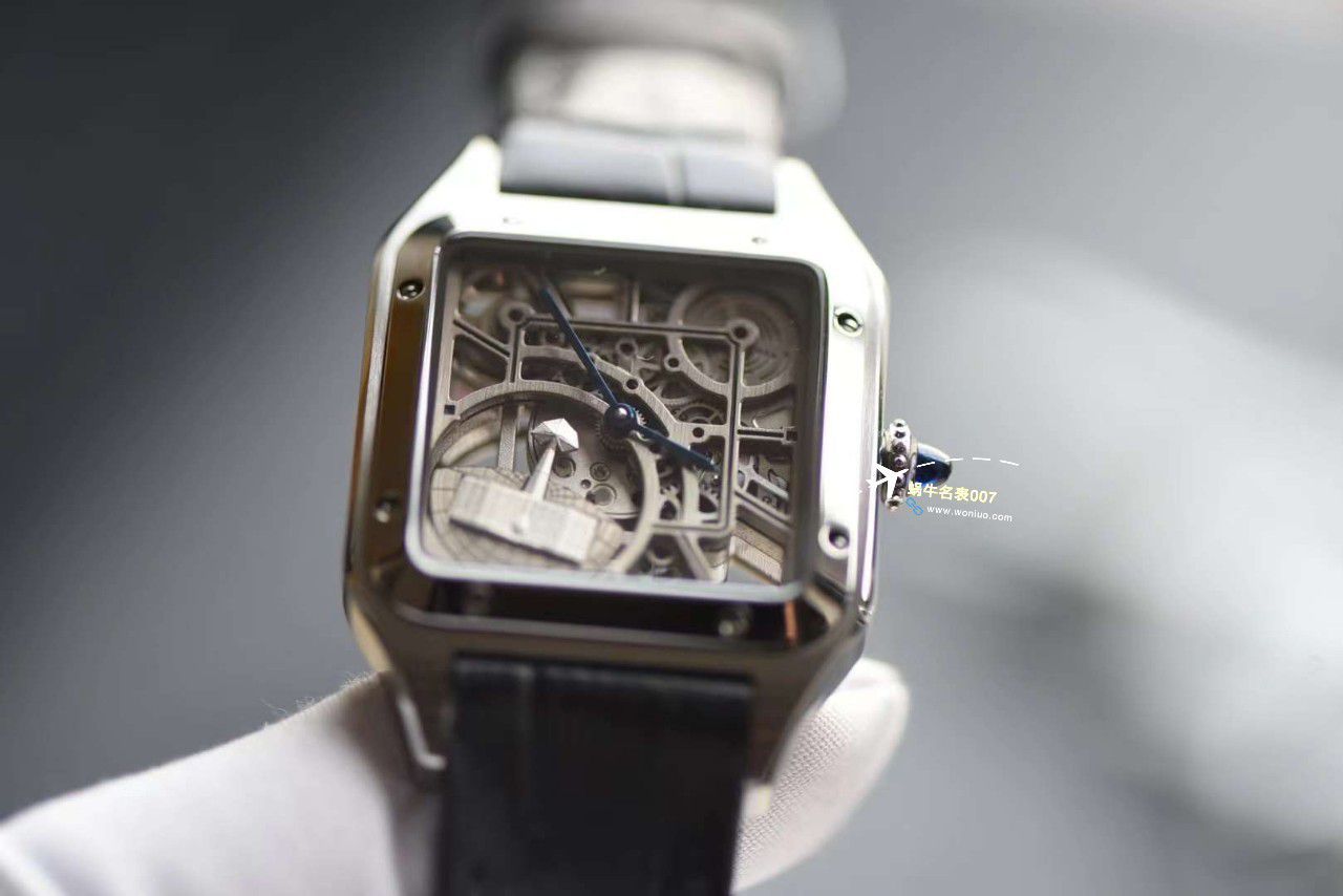 【 Video analysis 】TW Cartier  女装 Santos 镂空系列高仿WHSA0032，WHSA0030石英 wrist watch  / K338