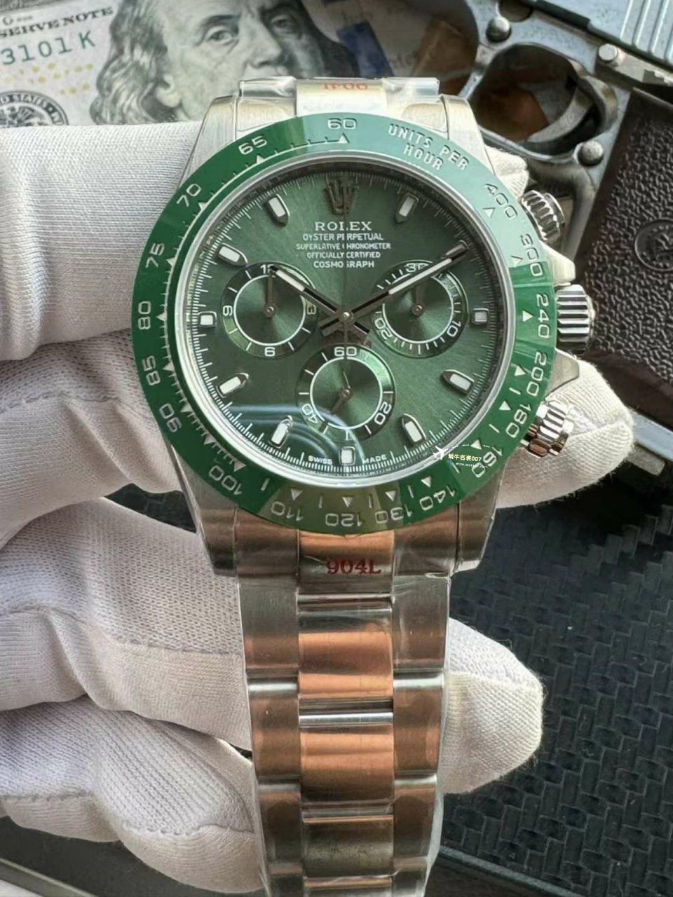N Factory 超级4130 Rolex  Ditongna 绿面VIP隐藏版 / R809