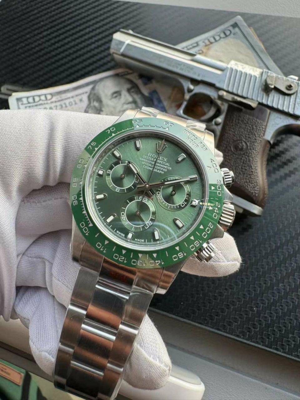 N Factory 超级4130 Rolex  Ditongna 绿面VIP隐藏版 / R809
