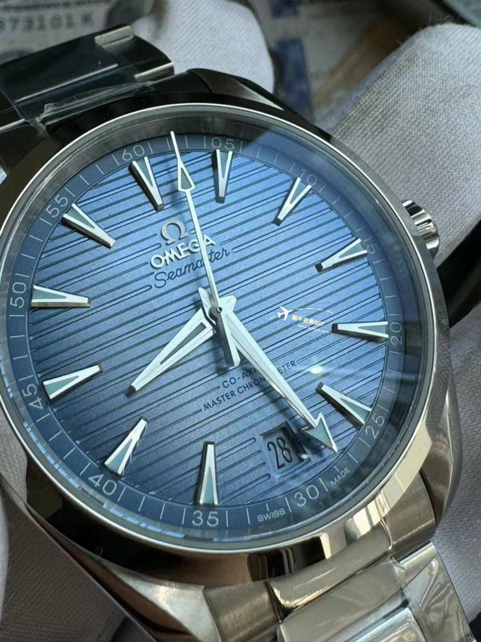 【 Video analysis 】VS Factory OMEGA一比一复刻高仿 Seamaster 冰蓝柚木220.10.41.21.03.005 wrist watch  / M793