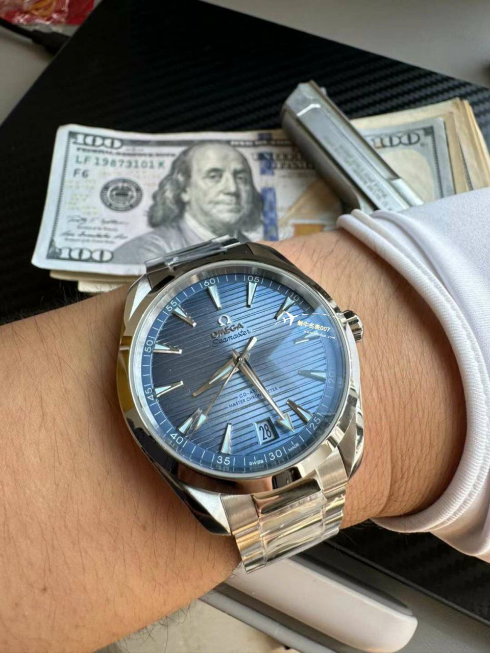 【 Video analysis 】VS Factory OMEGA一比一复刻高仿 Seamaster 冰蓝柚木220.10.41.21.03.005 wrist watch  / M793