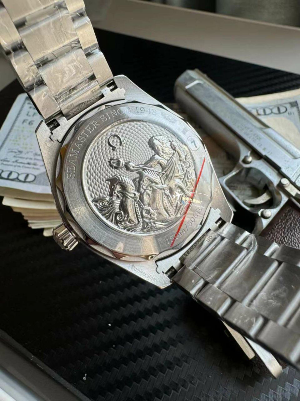【 Video analysis 】VS Factory OMEGA一比一复刻高仿 Seamaster 冰蓝柚木220.10.41.21.03.005 wrist watch  / M793