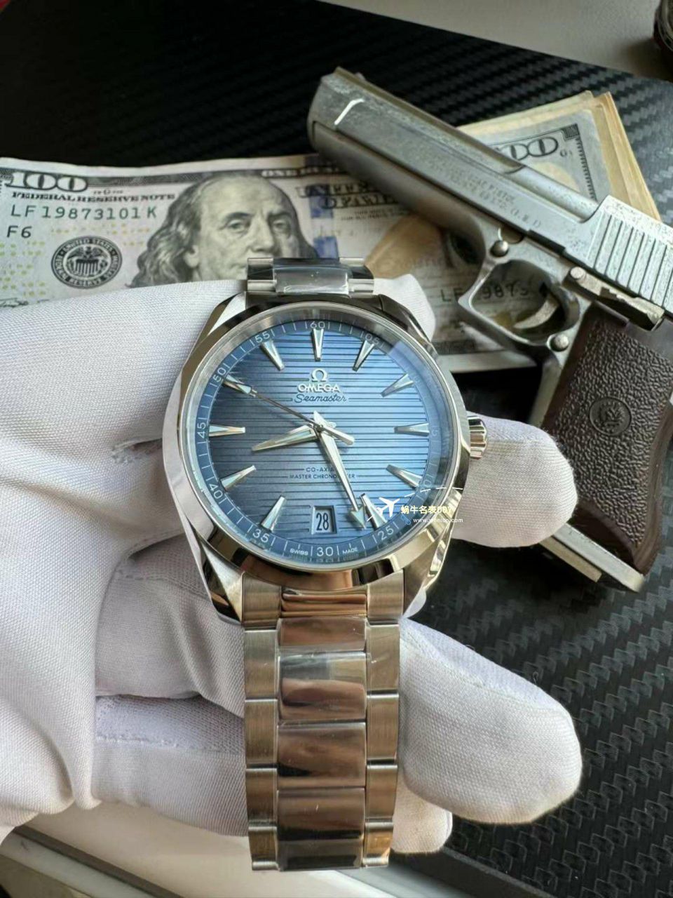 【 Video analysis 】VS Factory OMEGA一比一复刻高仿 Seamaster 冰蓝柚木220.10.41.21.03.005 wrist watch  / M793