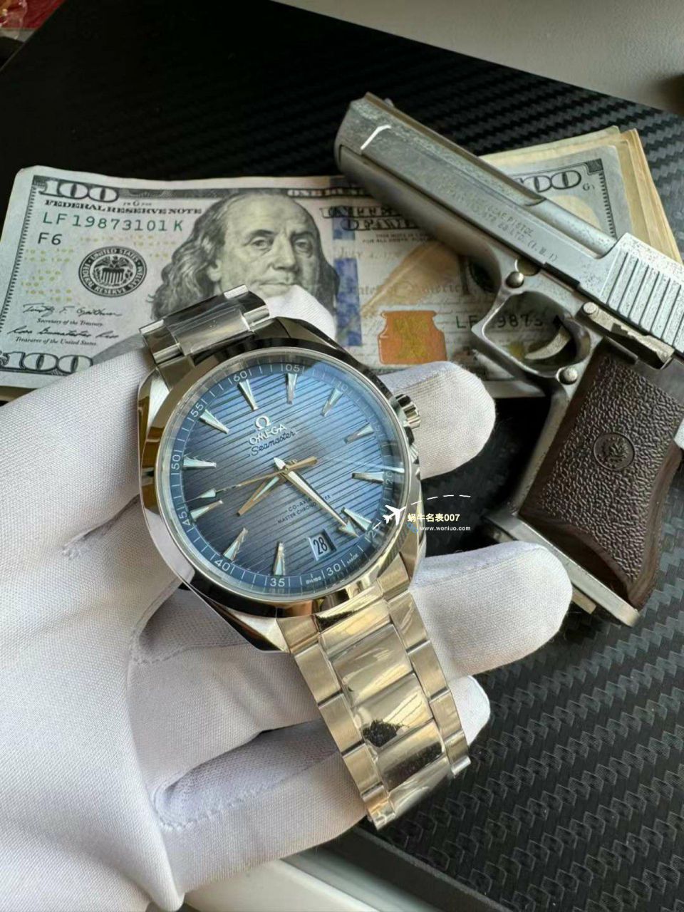 【 Video analysis 】VS Factory OMEGA一比一复刻高仿 Seamaster 冰蓝柚木220.10.41.21.03.005 wrist watch  / M793