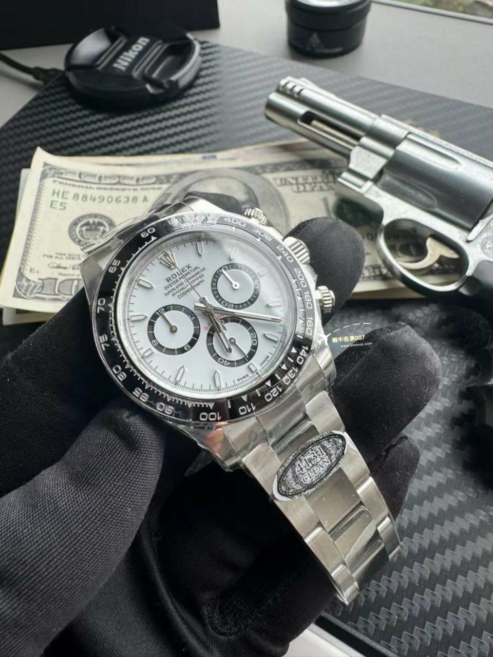 clean Factory c Factory 超A高仿复刻手表 Rolex  Cosmograph Daytona  Ditongna 新款4131 Movement 熊猫迪水泥灰m126500LN-0001，m126519ln-0006 wrist watch  / R810