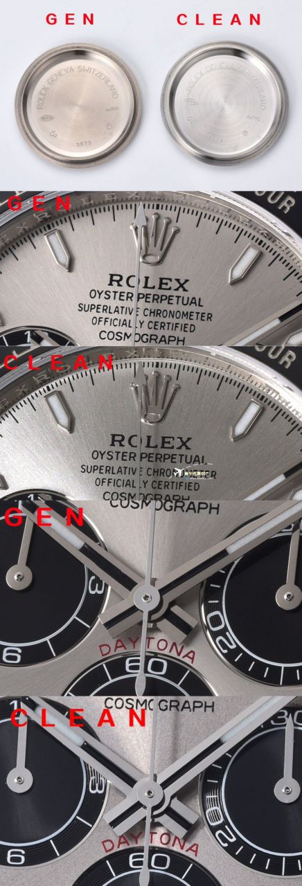 clean Factory c Factory 超A高仿复刻手表 Rolex  Cosmograph Daytona  Ditongna 新款4131 Movement 熊猫迪水泥灰m126500LN-0001，m126519ln-0006 wrist watch  / R810