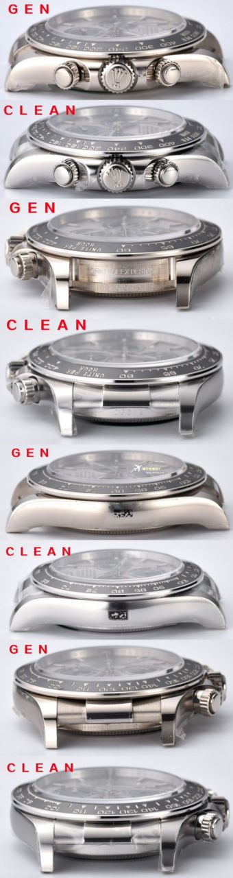clean Factory c Factory 超A高仿复刻手表 Rolex  Cosmograph Daytona  Ditongna 新款4131 Movement 熊猫迪水泥灰m126500LN-0001，m126519ln-0006 wrist watch  / R810