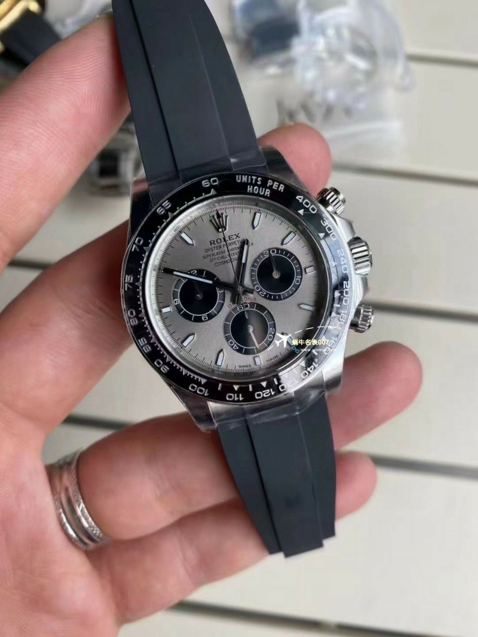 clean Factory c Factory 超A高仿复刻手表 Rolex  Cosmograph Daytona  Ditongna 新款4131 Movement 熊猫迪水泥灰m126500LN-0001，m126519ln-0006 wrist watch  / R810
