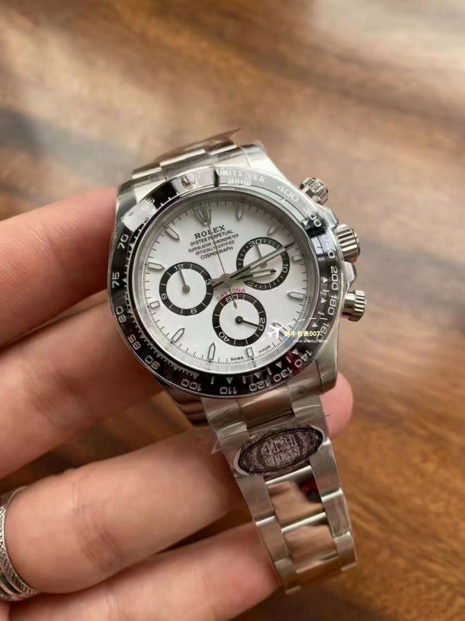 clean Factory c Factory 超A高仿复刻手表 Rolex  Cosmograph Daytona  Ditongna 新款4131 Movement 熊猫迪水泥灰m126500LN-0001，m126519ln-0006 wrist watch  / R810