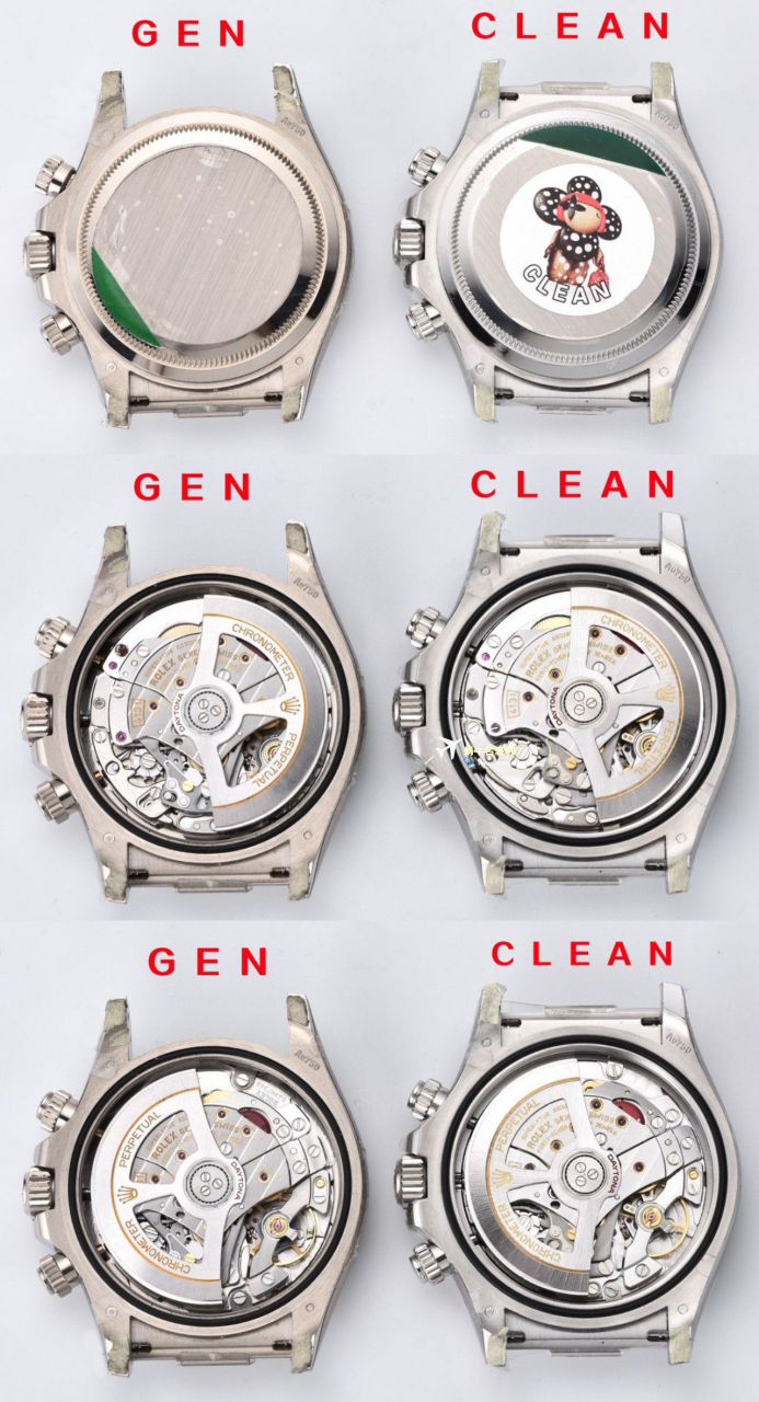 clean Factory c Factory 超A高仿复刻手表 Rolex  Cosmograph Daytona  Ditongna 新款4131 Movement 熊猫迪水泥灰m126500LN-0001，m126519ln-0006 wrist watch  / R810