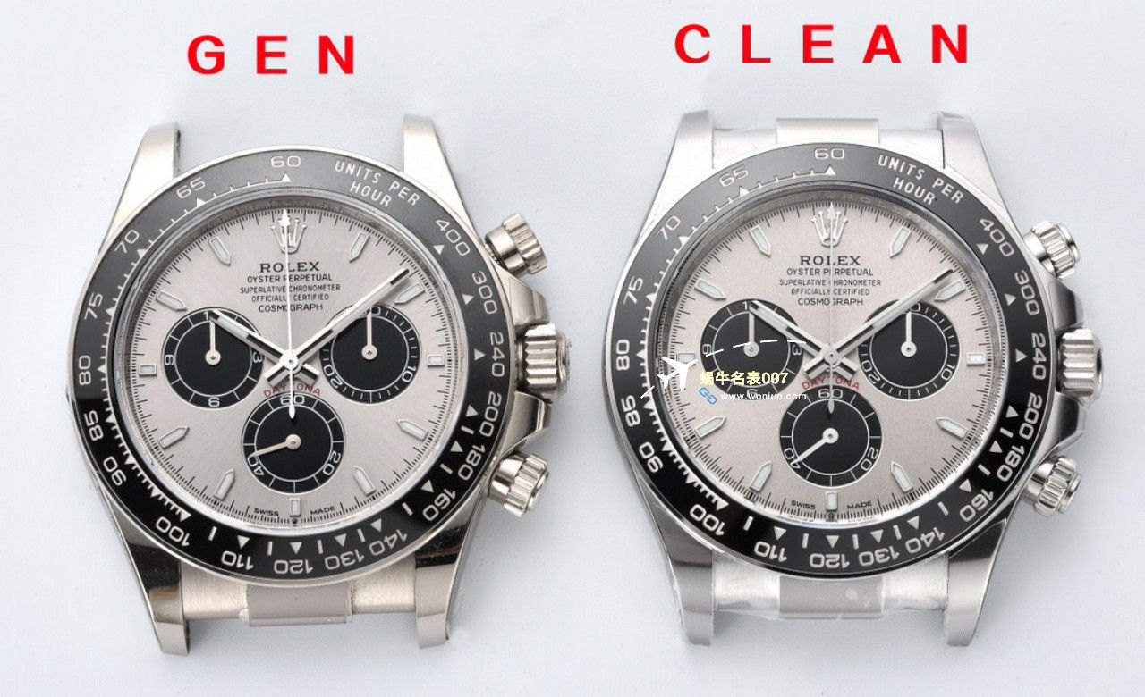 clean Factory c Factory 超A高仿复刻手表 Rolex  Cosmograph Daytona  Ditongna 新款4131 Movement 熊猫迪水泥灰m126500LN-0001，m126519ln-0006 wrist watch  / R810
