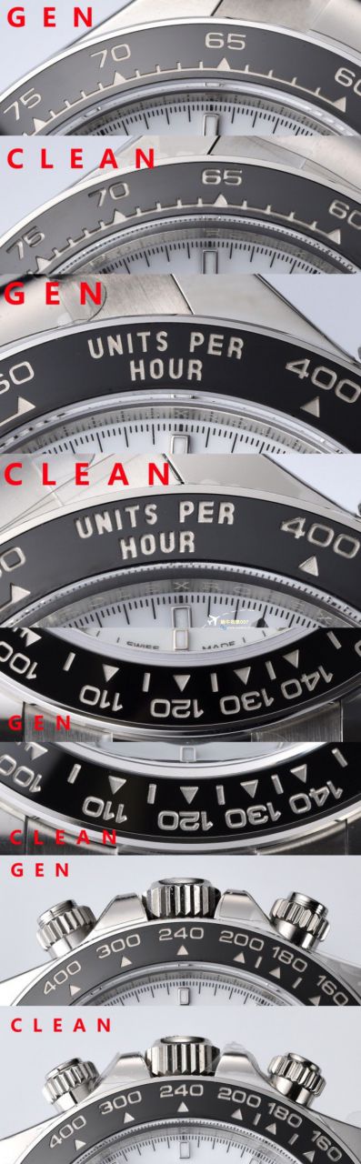 clean Factory c Factory 超A高仿复刻手表 Rolex  Cosmograph Daytona  Ditongna 新款4131 Movement 熊猫迪水泥灰m126500LN-0001，m126519ln-0006 wrist watch  / R810