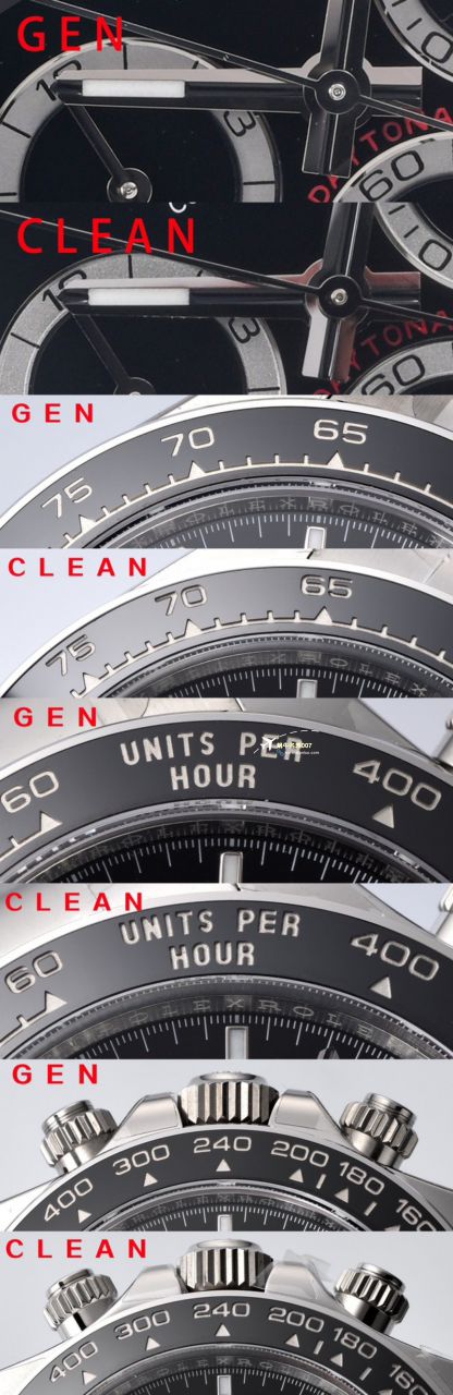 clean Factory c Factory 超A高仿复刻手表 Rolex  Cosmograph Daytona  Ditongna 新款4131 Movement 熊猫迪水泥灰m126500LN-0001，m126519ln-0006 wrist watch  / R810