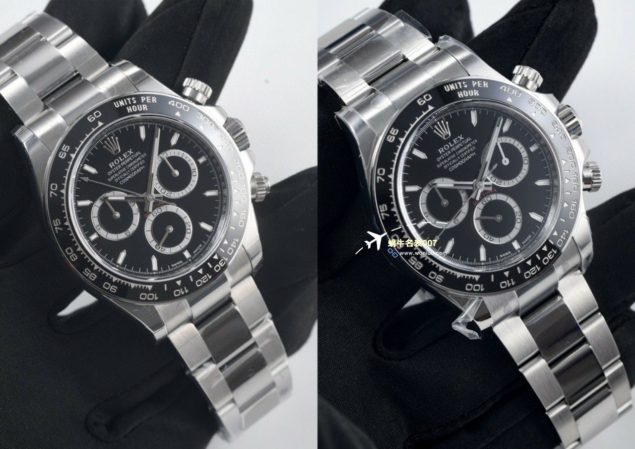 clean Factory c Factory 超A高仿复刻手表 Rolex  Cosmograph Daytona  Ditongna 新款4131 Movement 熊猫迪水泥灰m126500LN-0001，m126519ln-0006 wrist watch  / R810