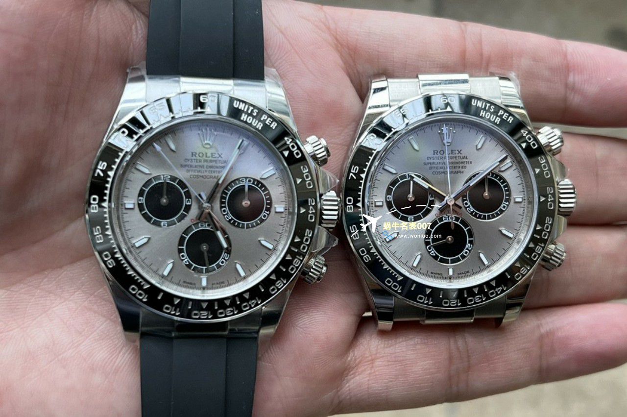 clean Factory c Factory 超A高仿复刻手表 Rolex  Cosmograph Daytona  Ditongna 新款4131 Movement 熊猫迪水泥灰m126500LN-0001，m126519ln-0006 wrist watch  / R810
