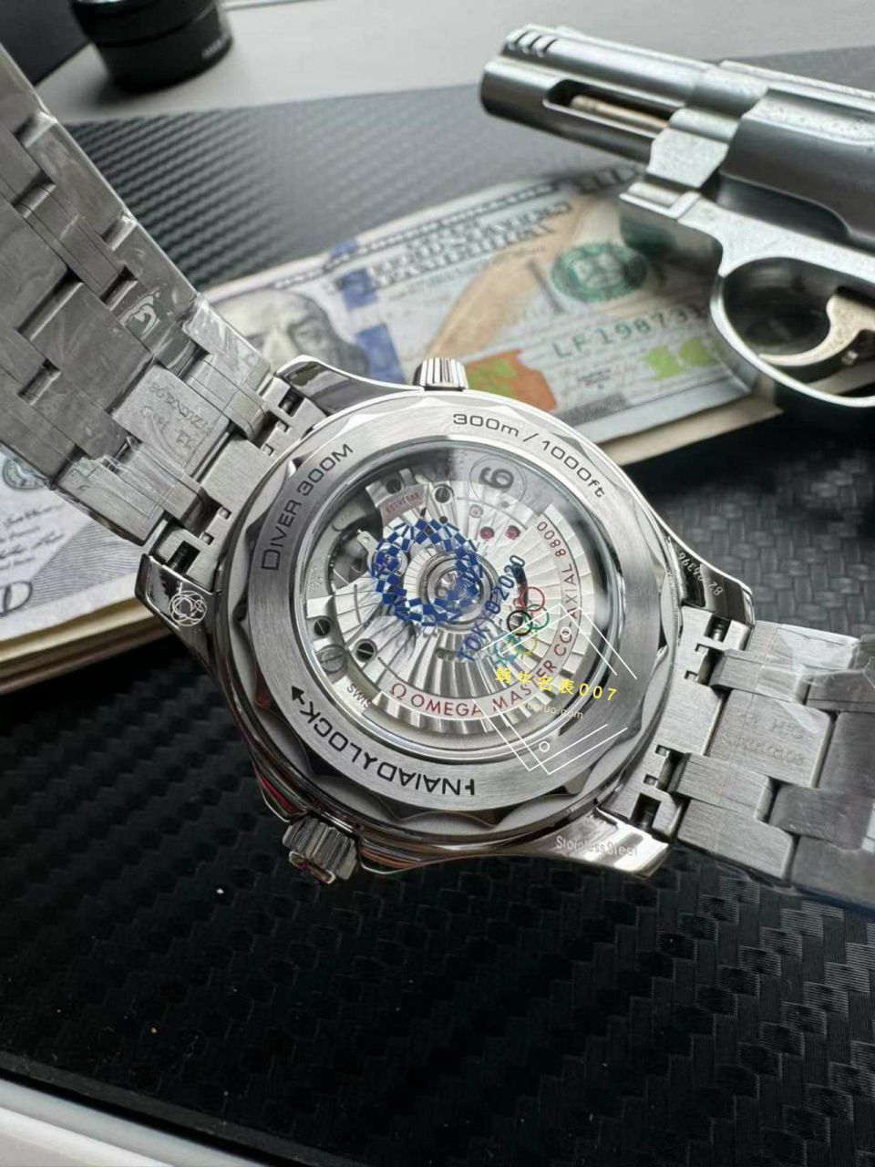 VS Factory 新款OMEGA Seamaster 300白面蓝针一比一高仿手表522.30.42.20.04.001 wrist watch (东京2020奥运款) / M797