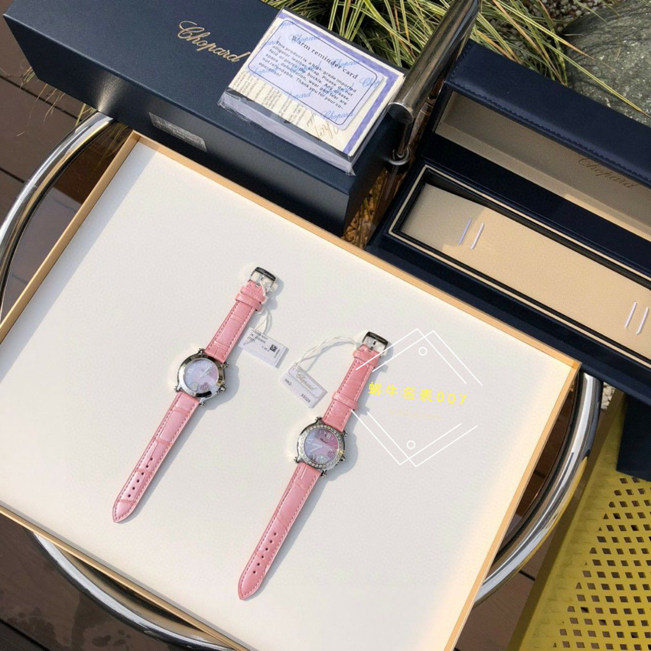 高端 copy customized 真钻 Chopard HAPPY SPORT系列女表278475-2002和278475-3004原单 wrist watch  / XB087