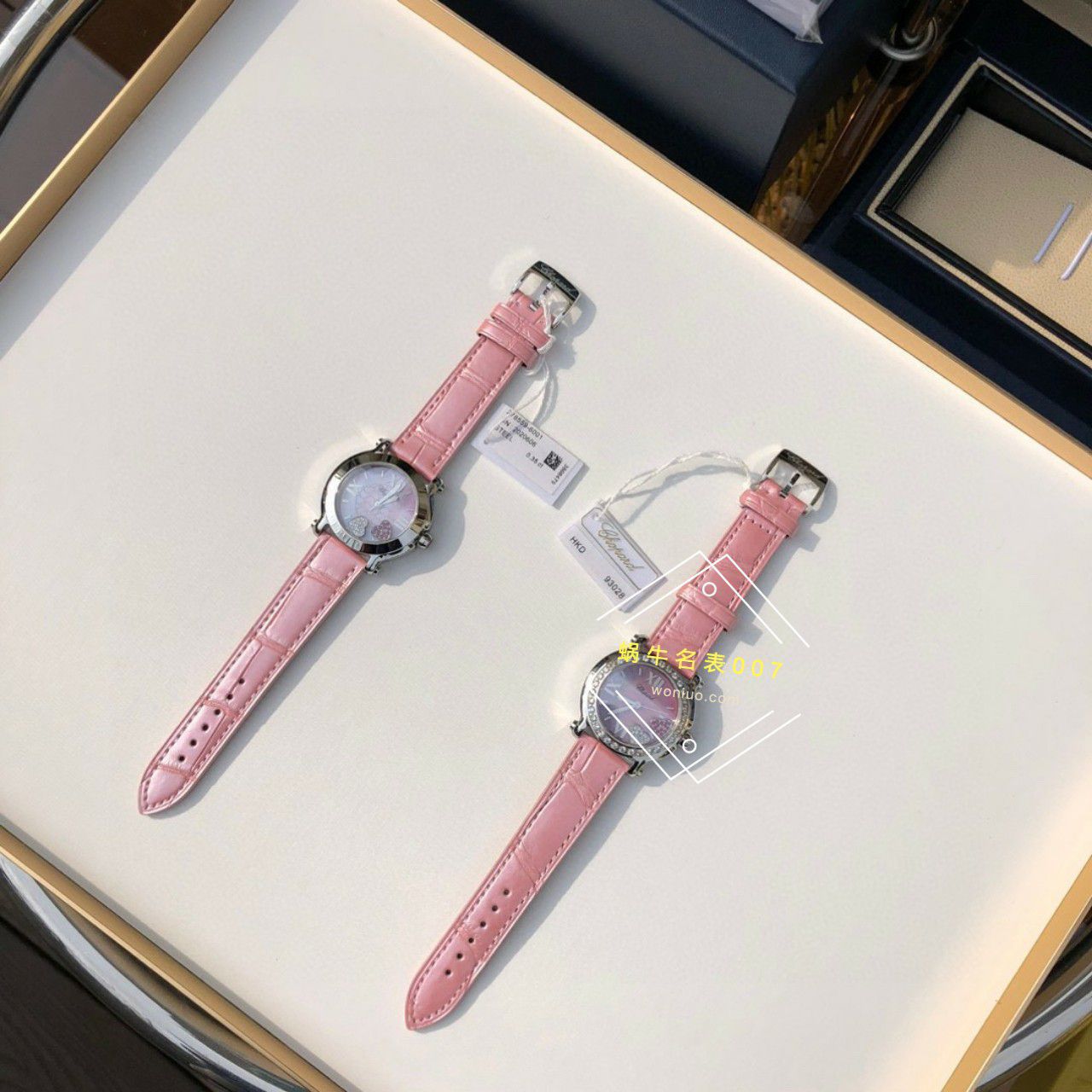 高端 copy customized 真钻 Chopard HAPPY SPORT系列女表278475-2002和278475-3004原单 wrist watch  / XB087