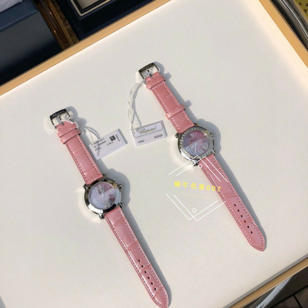 高端 copy customized 真钻 Chopard HAPPY SPORT系列女表278475-2002和278475-3004原单 wrist watch  / XB087