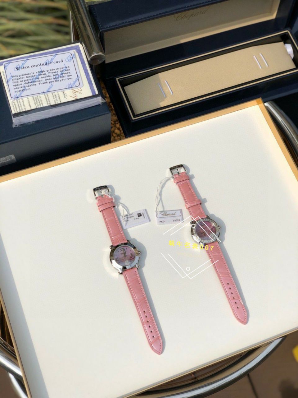 高端 copy customized 真钻 Chopard HAPPY SPORT系列女表278475-2002和278475-3004原单 wrist watch  / XB087