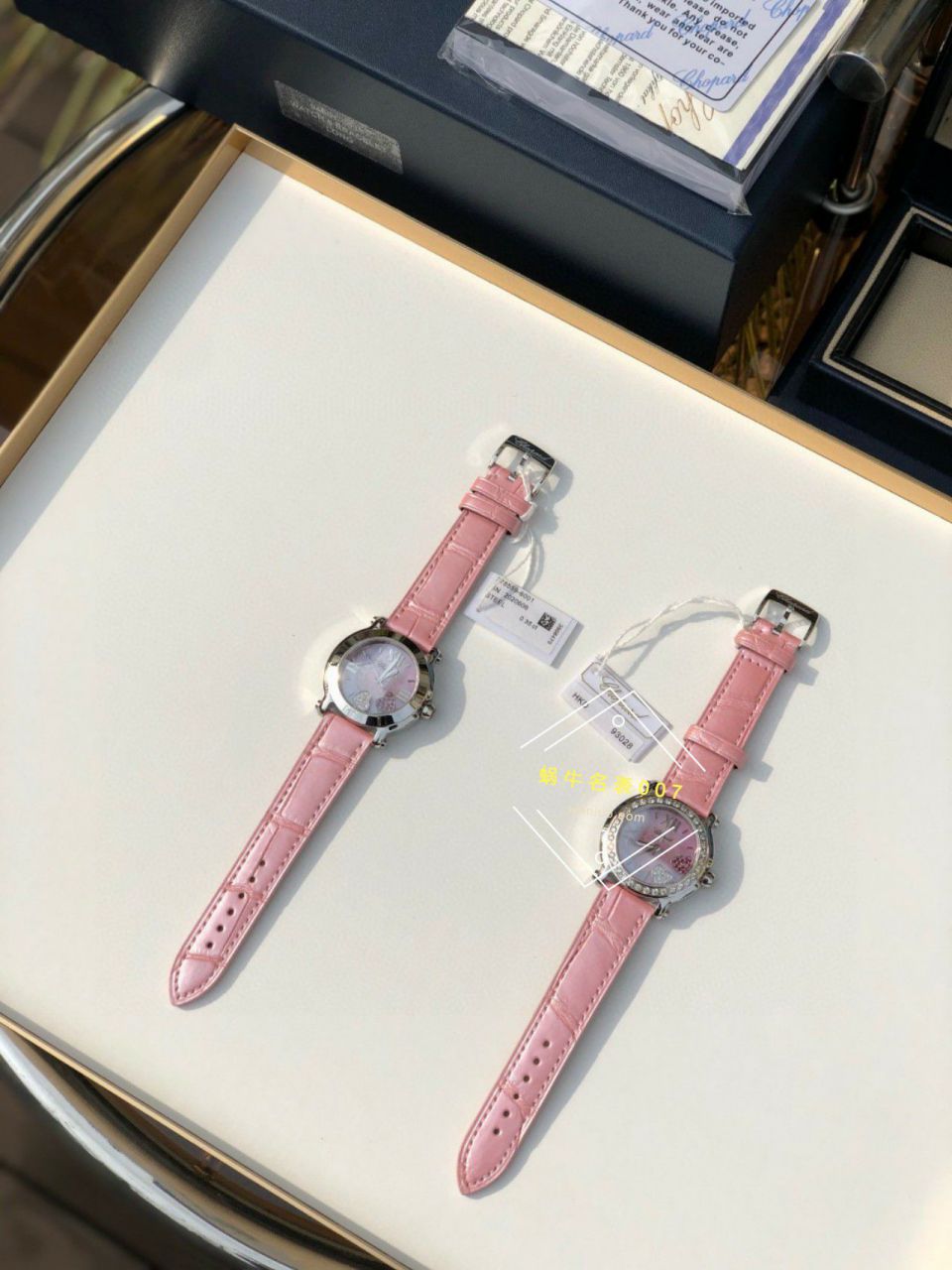 高端 copy customized 真钻 Chopard HAPPY SPORT系列女表278475-2002和278475-3004原单 wrist watch  / XB087