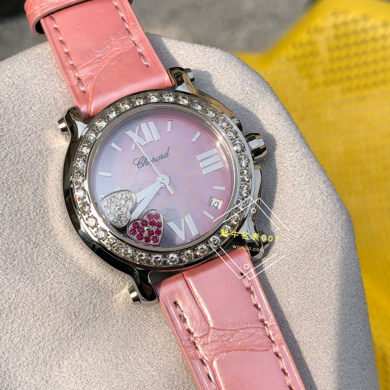 高端 copy customized 真钻 Chopard HAPPY SPORT系列女表278475-2002和278475-3004原单 wrist watch  / XB087