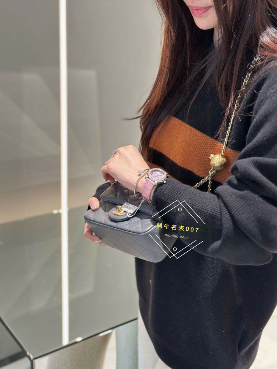 高端 copy customized 真钻 Chopard HAPPY SPORT系列女表278475-2002和278475-3004原单 wrist watch  / XB087
