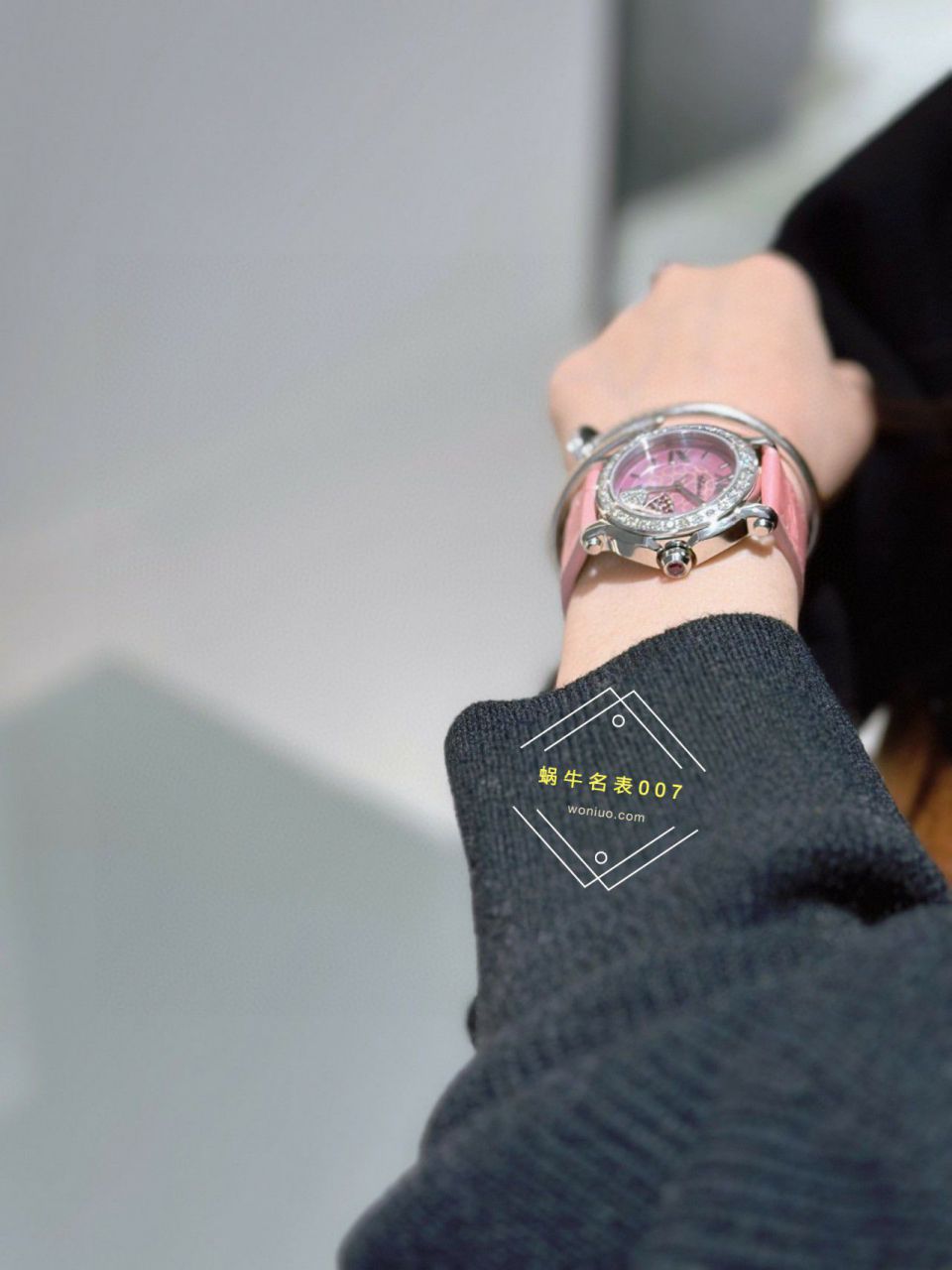 高端 copy customized 真钻 Chopard HAPPY SPORT系列女表278475-2002和278475-3004原单 wrist watch  / XB087