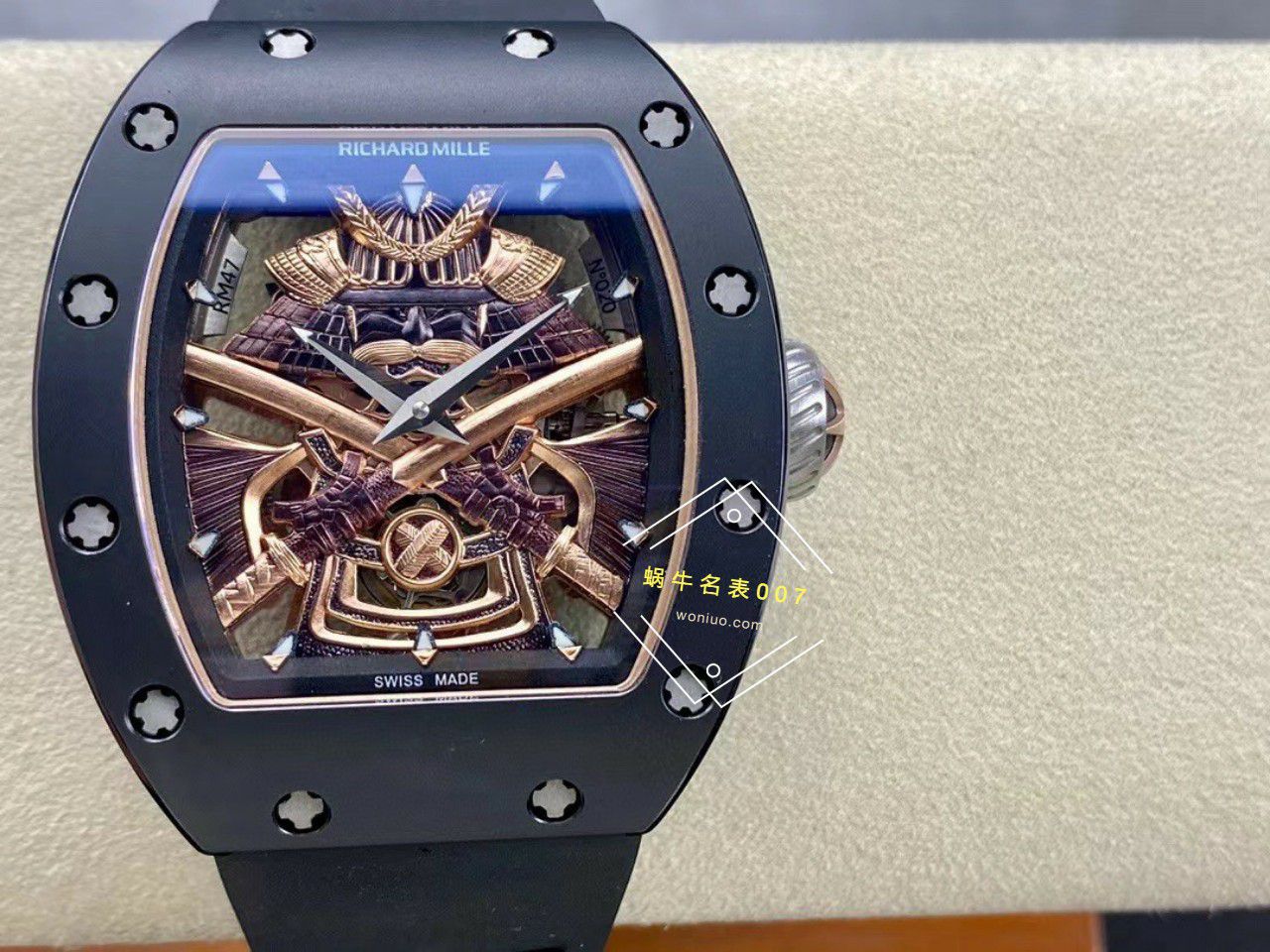 YS Factory  top 复刻高仿 RICHARD MILLE RM47黑武士一体机真 Tourbillon 手表 / YSRM47