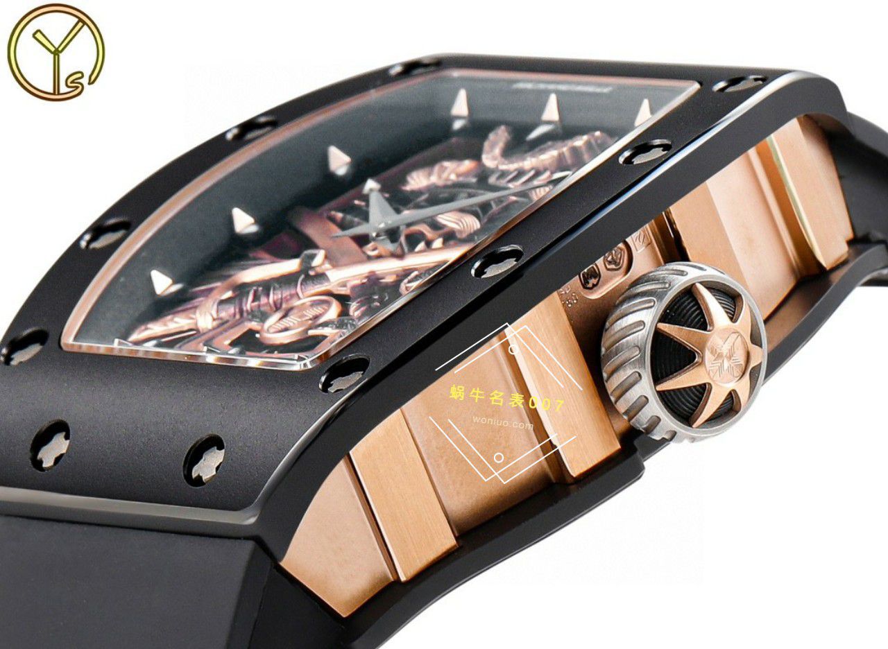 YS Factory  top 复刻高仿 RICHARD MILLE RM47黑武士一体机真 Tourbillon 手表 / YSRM47