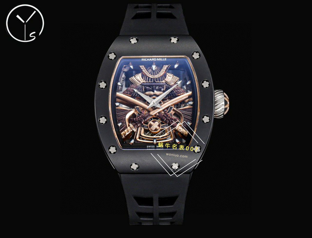 YS Factory  top 复刻高仿 RICHARD MILLE RM47黑武士一体机真 Tourbillon 手表 / YSRM47