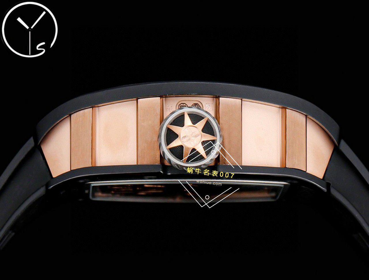 YS Factory  top 复刻高仿 RICHARD MILLE RM47黑武士一体机真 Tourbillon 手表 / YSRM47