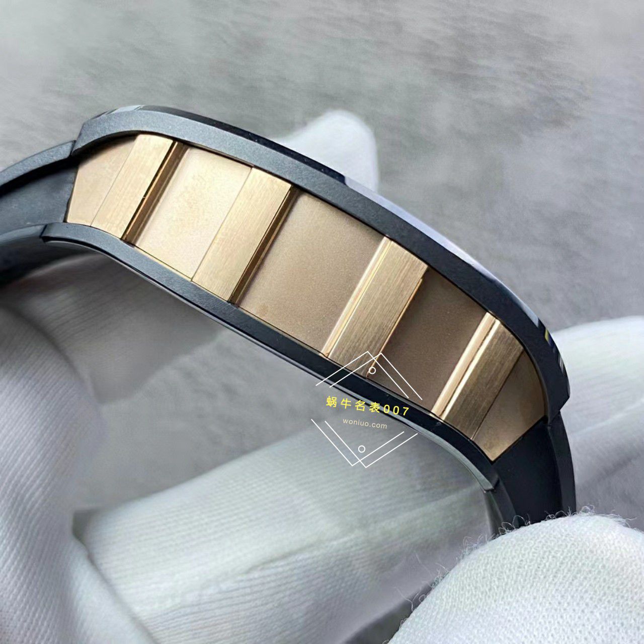 YS Factory  top 复刻高仿 RICHARD MILLE RM47黑武士一体机真 Tourbillon 手表 / YSRM47