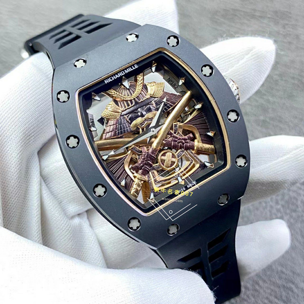 YS Factory  top 复刻高仿 RICHARD MILLE RM47黑武士一体机真 Tourbillon 手表 / YSRM47