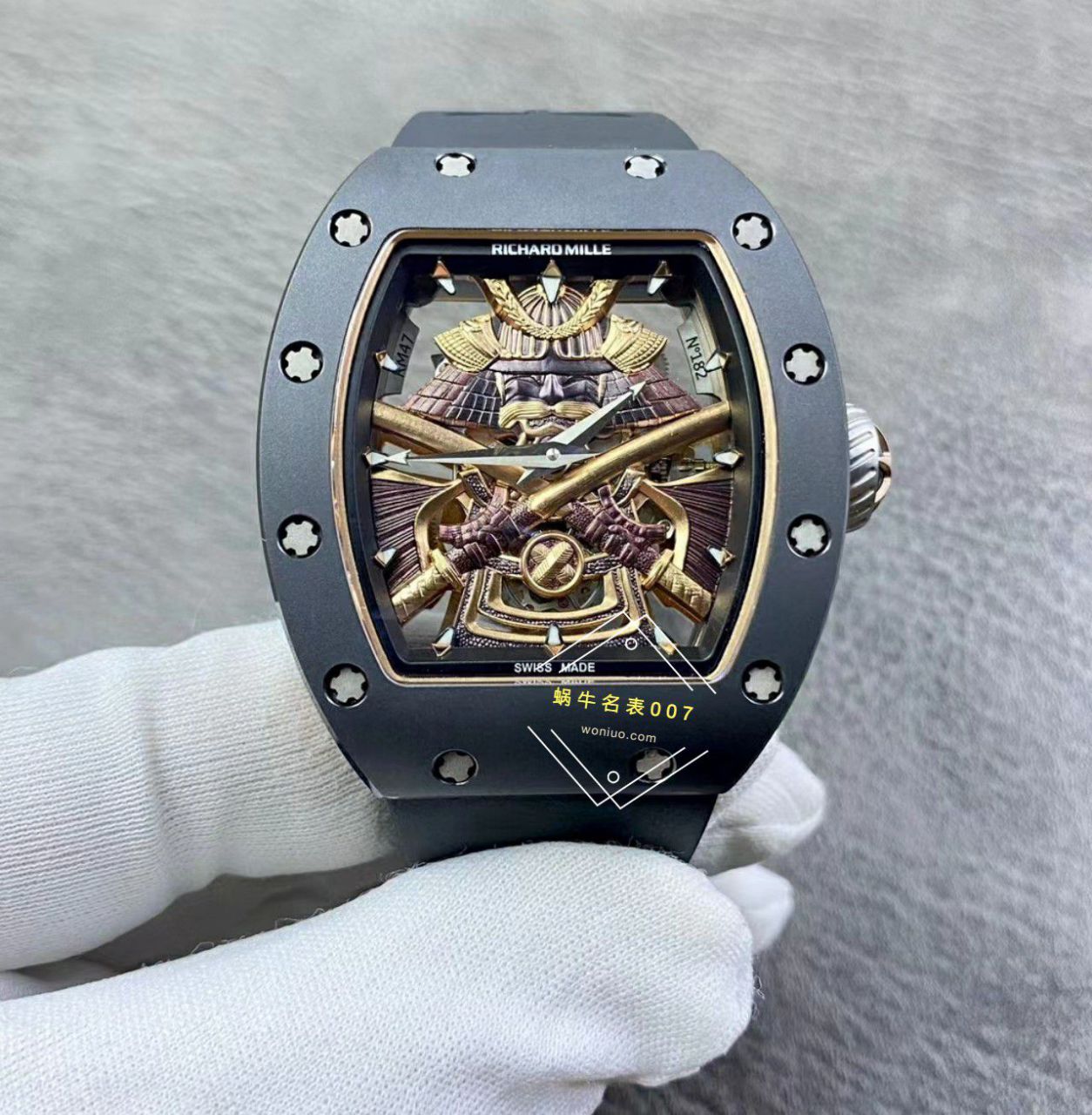 YS Factory  top 复刻高仿 RICHARD MILLE RM47黑武士一体机真 Tourbillon 手表 / YSRM47