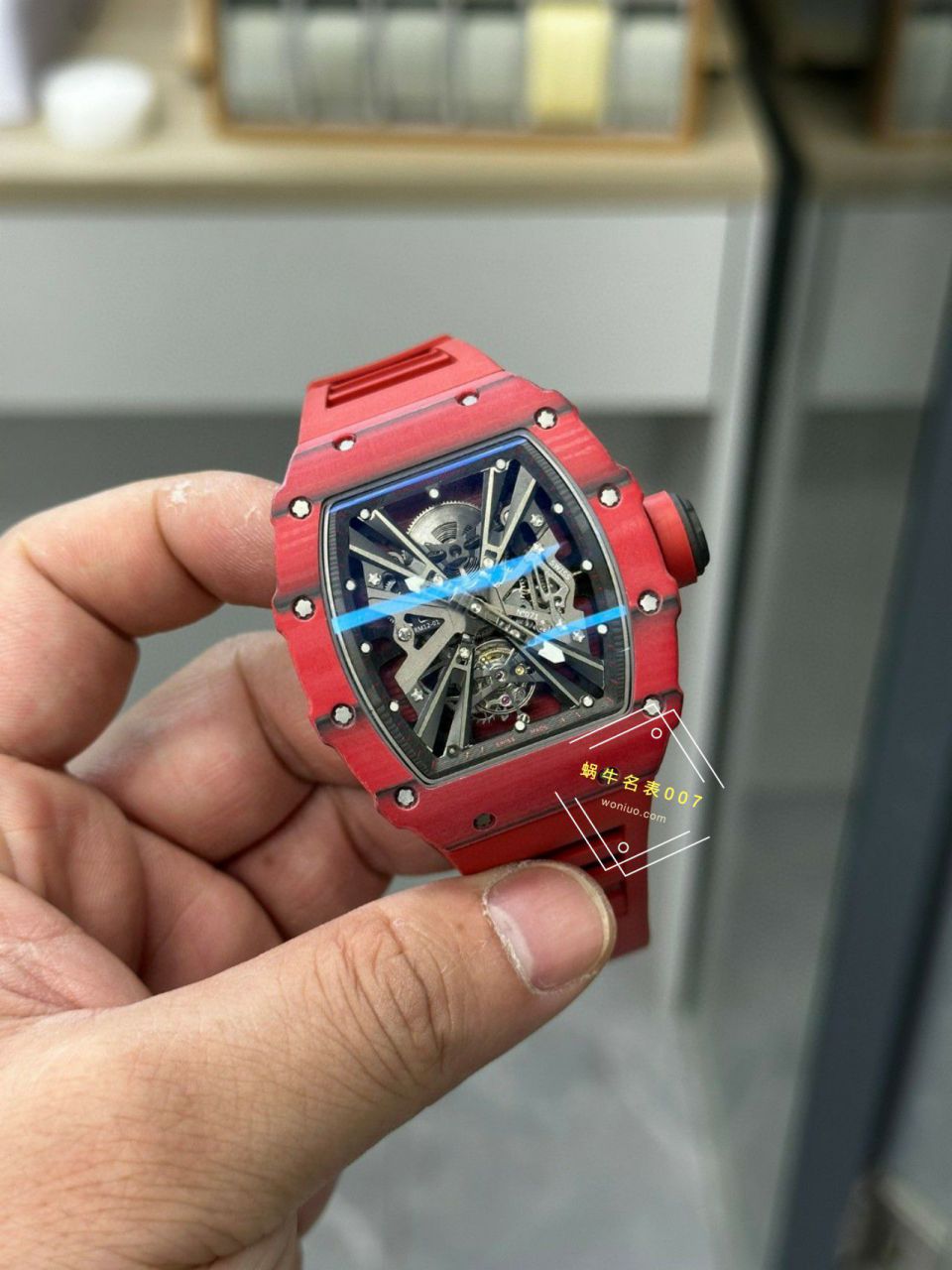VVS新品 RICHARD MILLE 米尔超A1比1高仿手表RM12-01 NTPT Tourbillon  wrist watch  / VVSRM1201