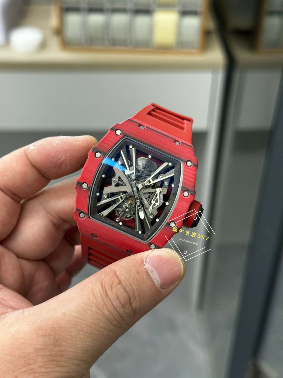 VVS新品 RICHARD MILLE 米尔超A1比1高仿手表RM12-01 NTPT Tourbillon  wrist watch  / VVSRM1201