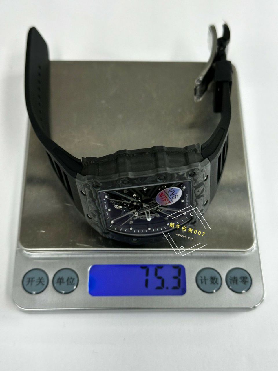 VVS新品 RICHARD MILLE 米尔超A1比1高仿手表RM12-01 NTPT Tourbillon  wrist watch  / VVSRM1201