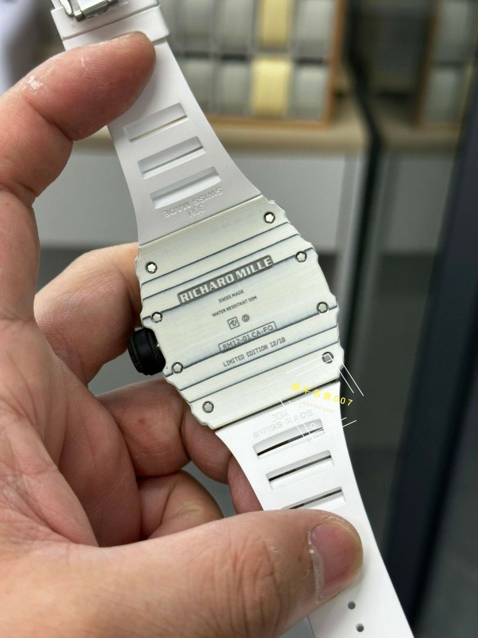 VVS新品 RICHARD MILLE 米尔超A1比1高仿手表RM12-01 NTPT Tourbillon  wrist watch  / VVSRM1201