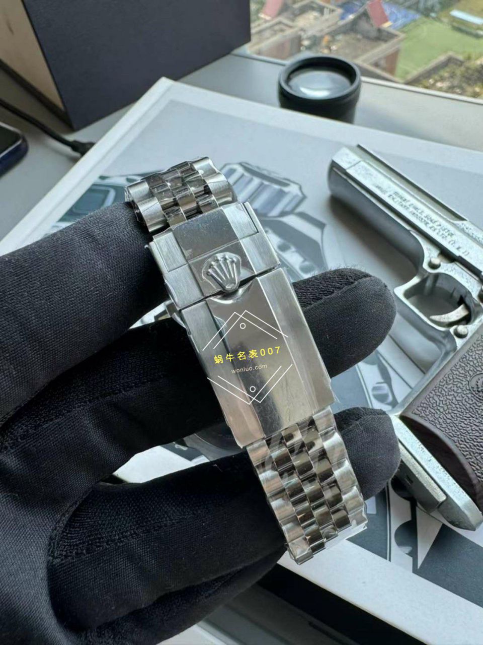 clean左撇子雪碧圈 Rolex  GMT MASTER II一比一复刻高仿手表m126720vtnr-0002  / R825