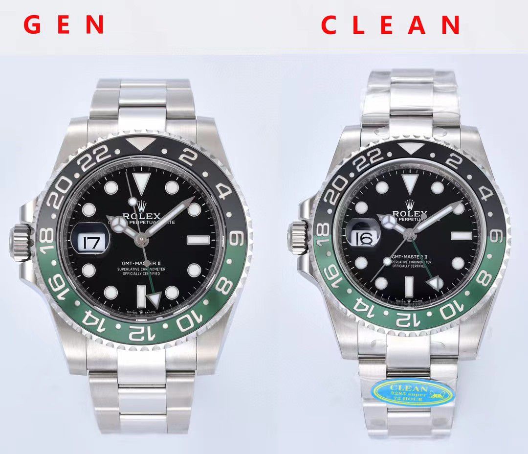 clean左撇子雪碧圈 Rolex  GMT MASTER II一比一复刻高仿手表m126720vtnr-0002  / R825