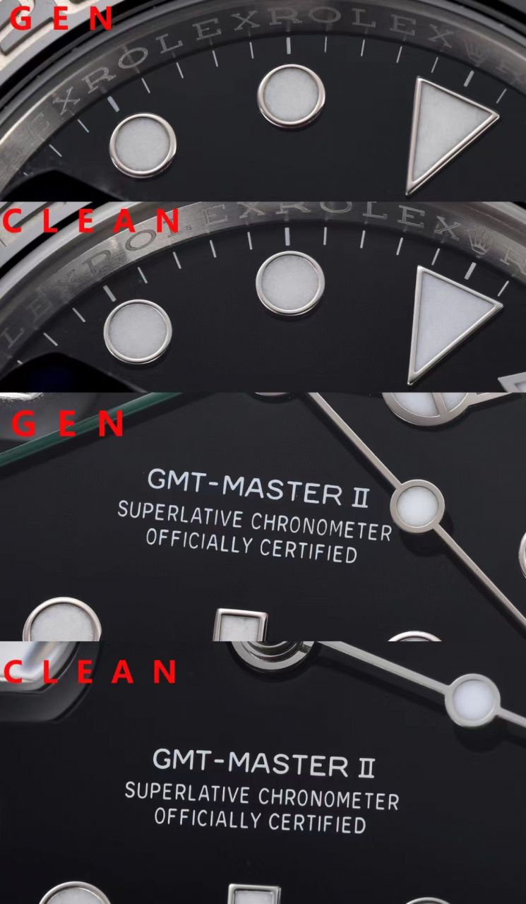clean左撇子雪碧圈 Rolex  GMT MASTER II一比一复刻高仿手表m126720vtnr-0002  / R825